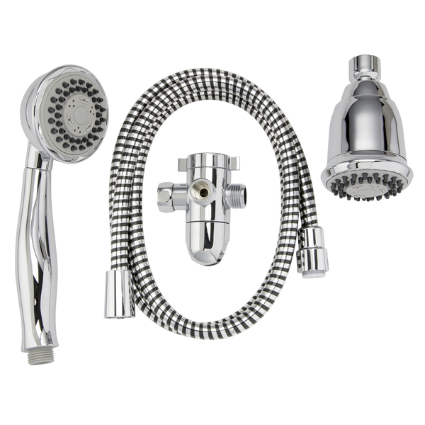 Keeney Mfg 3-Function 3-Way Showerhead Kit, Chrome K750CP